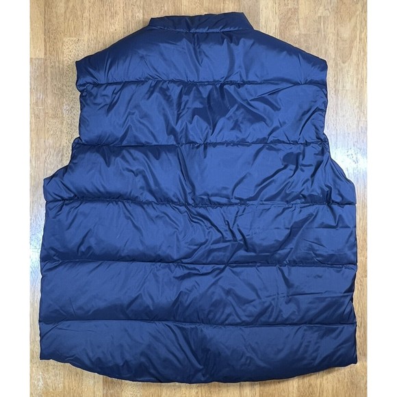 Cabela's Premier Northern Goose Down Mens Vest Blue Puffer Full Zip Sz 2XL Tall - Picture 2 of 4